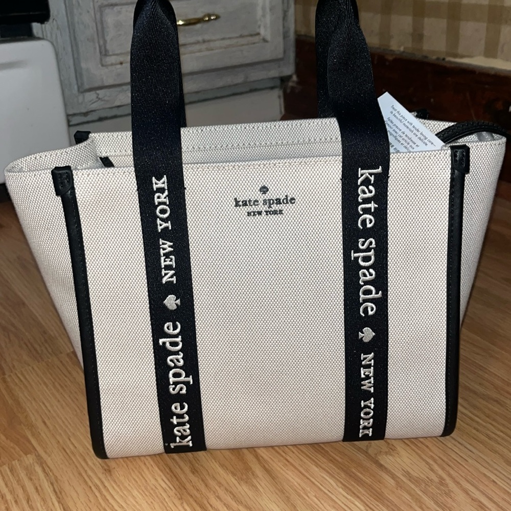 NWT Kate Spade Canvas tote bag